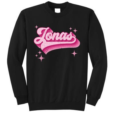 Jonas First Names Vintage Distressed Retro Style Sweatshirt