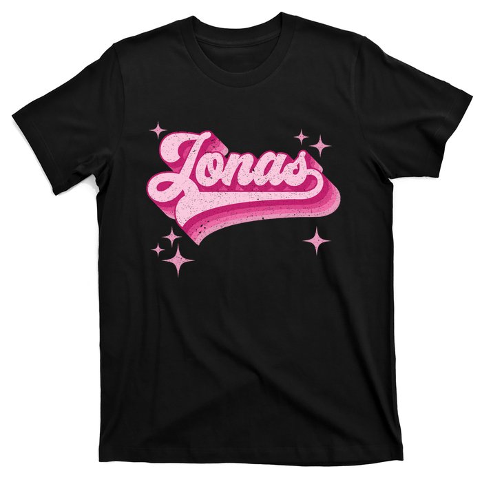 Jonas First Names Vintage Distressed Retro Style T-Shirt