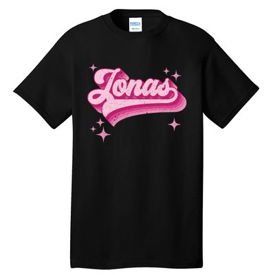 Jonas First Names Vintage Distressed Retro Style Tall T-Shirt