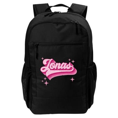 Jonas First Names Vintage Distressed Retro Style Daily Commute Backpack