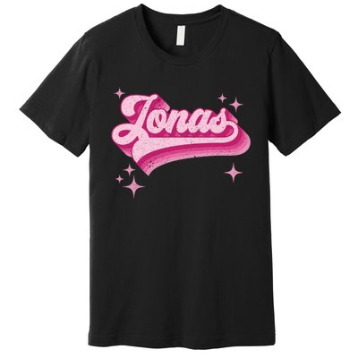 Jonas First Names Vintage Distressed Retro Style Premium T-Shirt