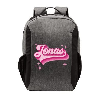 Jonas First Names Vintage Distressed Retro Style Vector Backpack