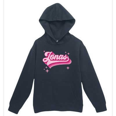 Jonas First Names Vintage Distressed Retro Style Urban Pullover Hoodie