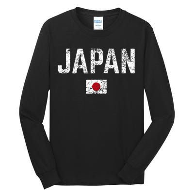 Japan Flag Nippon Blue Japan Tall Long Sleeve T-Shirt