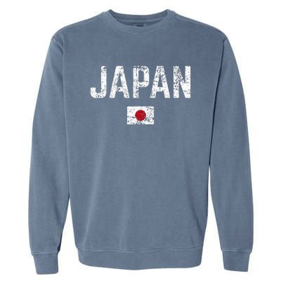 Japan Flag Nippon Blue Japan Garment-Dyed Sweatshirt