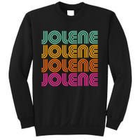 Jolene First Name Cute Retro Vintage I Love 70s 80s Style Sweatshirt