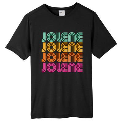 Jolene First Name Cute Retro Vintage I Love 70s 80s Style Tall Fusion ChromaSoft Performance T-Shirt