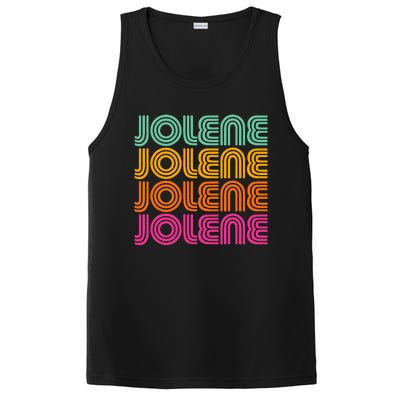 Jolene First Name Cute Retro Vintage I Love 70s 80s Style PosiCharge Competitor Tank