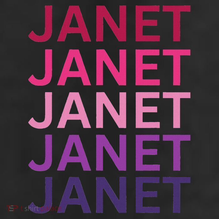 Janet First Name I Love Janet Cool Comfort Performance Bucket Hat