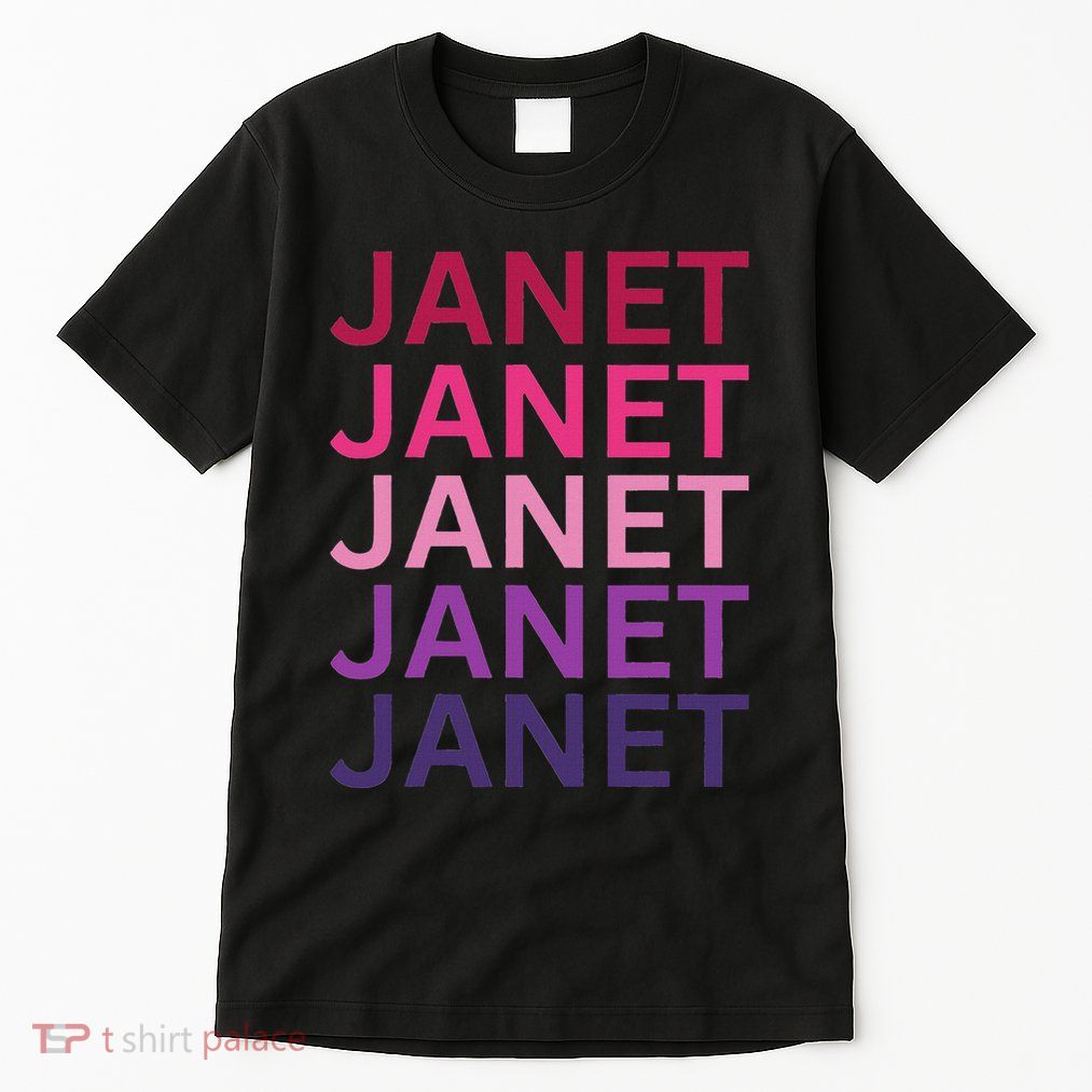 Janet First Name I Love Janet Tall T-Shirt