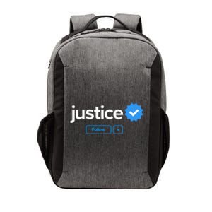 Justice First Name Verified Badge Social Media Justice Gift Vector Backpack