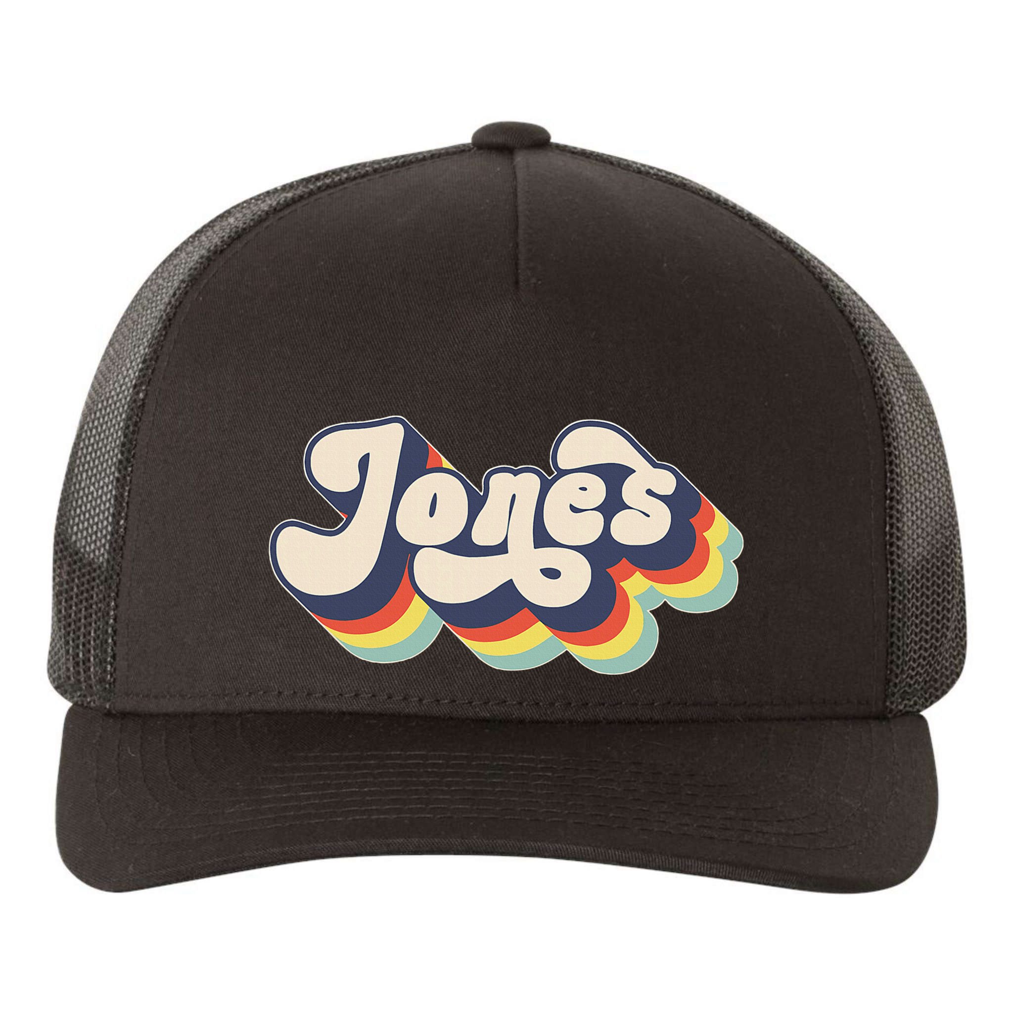 Jones Family Name Personalized Surname Yupoong Adult 5-Panel Trucker Hat