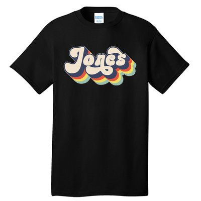 Jones Family Name Personalized Surname Tall T-Shirt