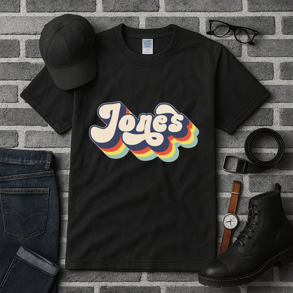 Jones Family Name Personalized Surname Tall T-Shirt