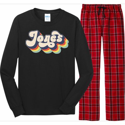 Jones Family Name Personalized Surname Long Sleeve Pajama Set