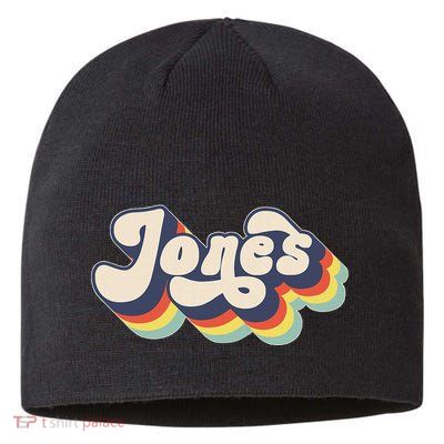 Jones Family Name Personalized Surname Sustainable Beanie