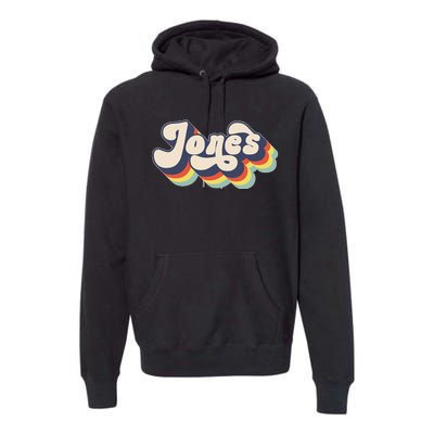 Jones Family Name Personalized Surname Premium Hoodie