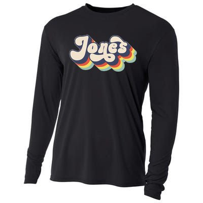 Jones Family Name Personalized Surname Cooling Performance Long Sleeve Crew