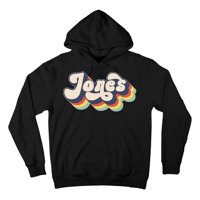 Jones Family Name Personalized Surname Tall Hoodie