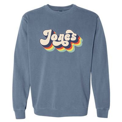 Jones Family Name Personalized Surname Garment-Dyed Sweatshirt