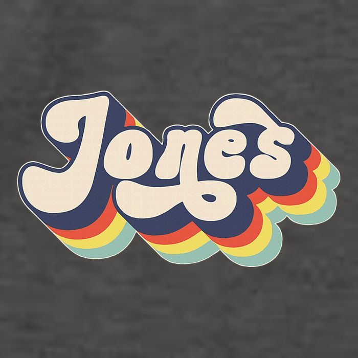 Jones Family Name Personalized Surname Vector Backpack