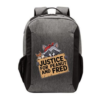 Justice For Peanut The Squirrel And Fred The Raccon Vector Backpack