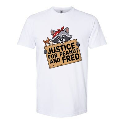 Justice For Peanut The Squirrel And Fred The Raccon Softstyle® CVC T-Shirt