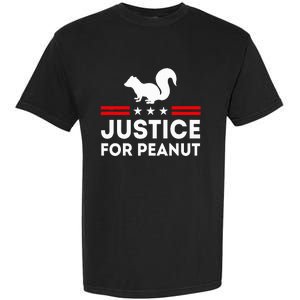 Justice For Peanut The Squirrels Garment-Dyed Heavyweight T-Shirt