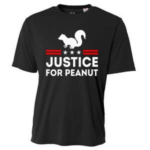 Justice For Peanut The Squirrels Cooling Performance Crew T-Shirt