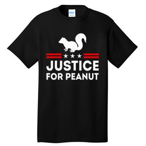 Justice For Peanut The Squirrels Tall T-Shirt