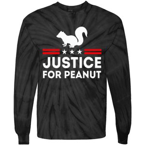 Justice For Peanut The Squirrels Tie-Dye Long Sleeve Shirt