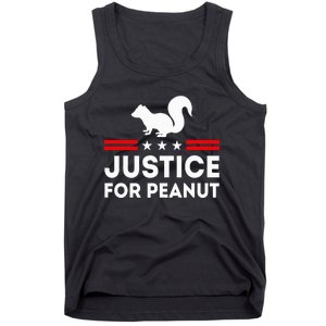 Justice For Peanut The Squirrels Tank Top