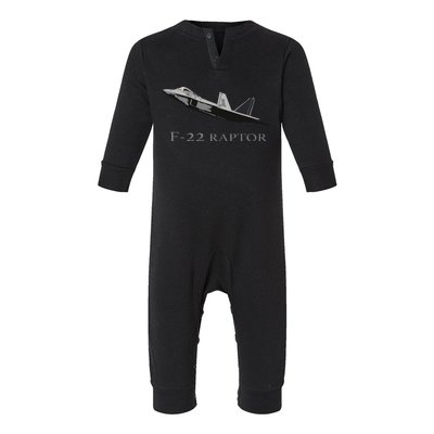 Jet Fighter Plane Pilot Infant Fleece One Piece