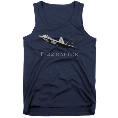 Jet Fighter Plane Pilot Tank Top