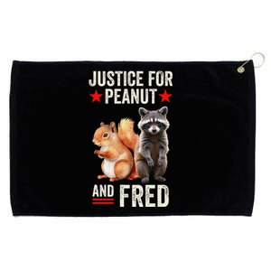 Justice For Peanut The Squirrel And Fred The Raccoon 2024 Grommeted Golf Towel