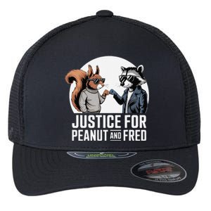 Justice For Peanut The Squirrel & Fred The Racoon Flexfit Unipanel Trucker Cap