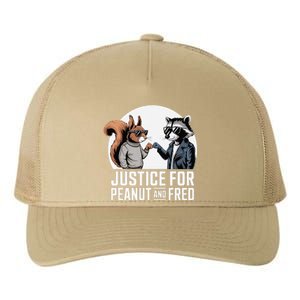 Justice For Peanut The Squirrel & Fred The Racoon Yupoong Adult 5-Panel Trucker Hat