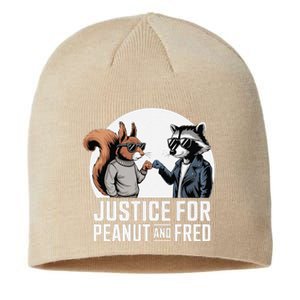 Justice For Peanut The Squirrel & Fred The Racoon Sustainable Beanie