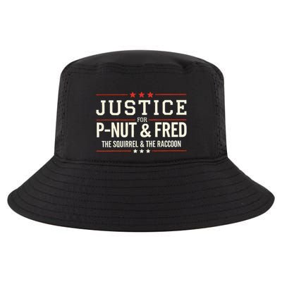 Justice For P Nut And Fred The Squirrel Peanut Justice Cool Comfort Performance Bucket Hat