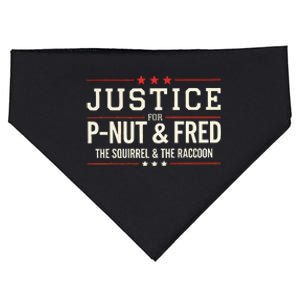 Justice For P Nut And Fred The Squirrel Peanut Justice USA-Made Doggie Bandana