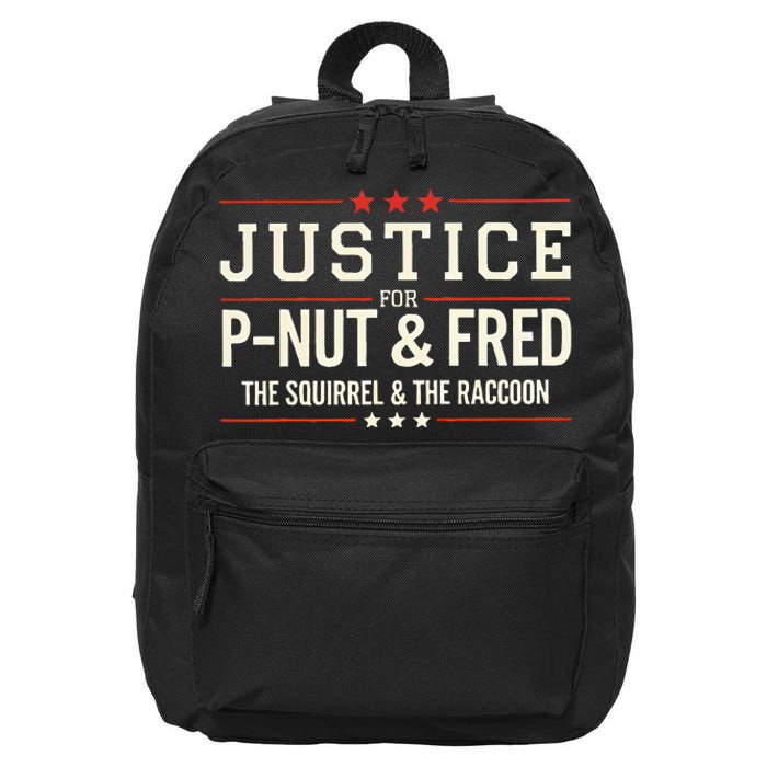 Justice For P Nut And Fred The Squirrel Peanut Justice 16 in Basic Backpack