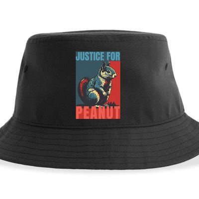 Justice For Peanut The Squirrel Peanut Squirrel Sustainable Bucket Hat