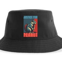 Justice For Peanut The Squirrel Peanut Squirrel Sustainable Bucket Hat