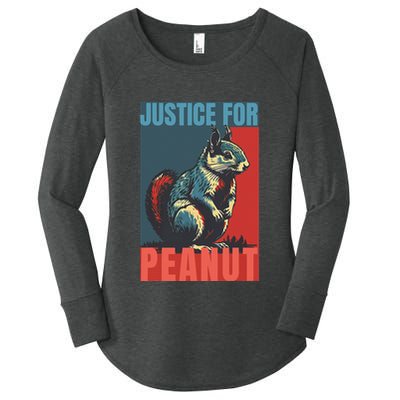 Justice For Peanut The Squirrel Peanut Squirrel Women's Perfect Tri Tunic Long Sleeve Shirt