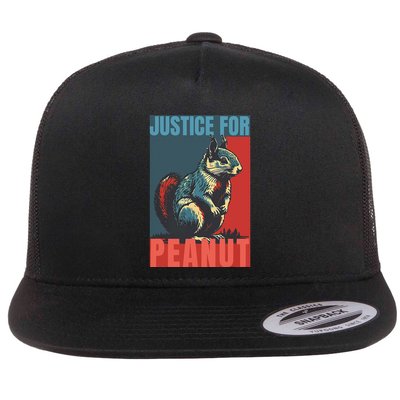 Justice For Peanut The Squirrel Peanut Squirrel Flatbill Hat