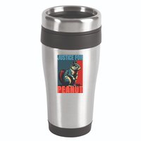 Justice For Peanut The Squirrel Peanut Squirrel 16oz Travel Tumbler