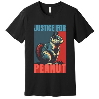 Justice For Peanut The Squirrel Peanut Squirrel Premium T-Shirt
