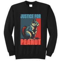 Justice For Peanut The Squirrel Peanut Squirrel Tall Sweatshirt