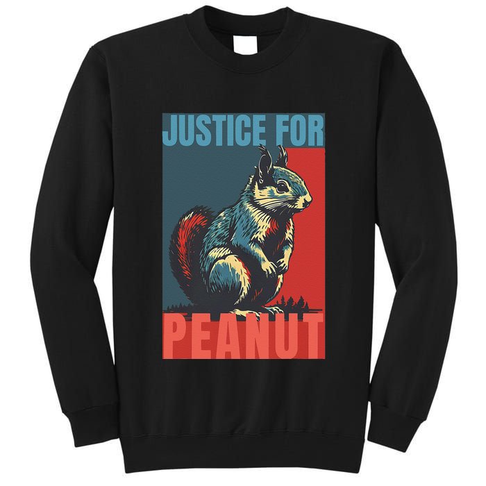 Justice For Peanut The Squirrel Peanut Squirrel Tall Sweatshirt