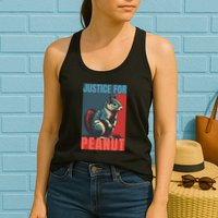 Justice For Peanut The Squirrel Peanut Squirrel Womens Tank Top